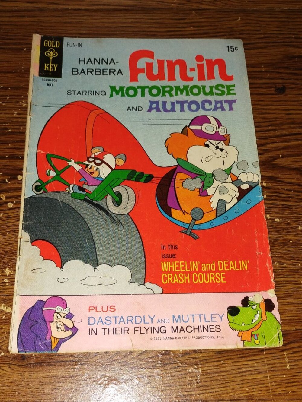 Fun-In starring Motormouse and Autocat #7 (Gold Key Comics, 1971)
